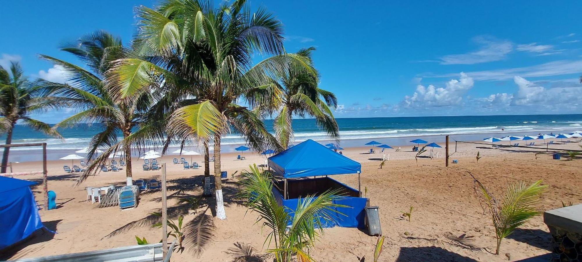 COPFL0102 - Pé na Areia! Kitnet para 5 pessoas em Praia do Flamengo por Beehost Salvador Exterior foto